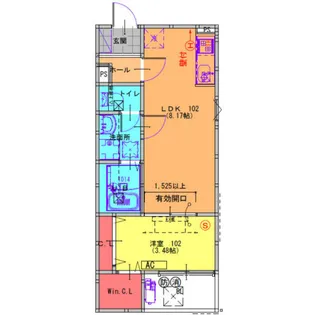 F+style高見の里1号館【2階】の間取り