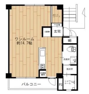 ビレッジハウス真備第二4号棟【1階】の間取り