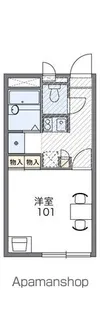 レオパレスベラノーテ【2階】の間取り