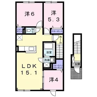 セレーノ【2階】の間取り