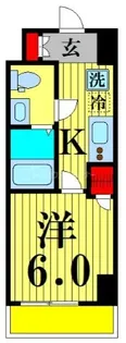 GENOVIAお花茶屋skygarden【5階】の間取り