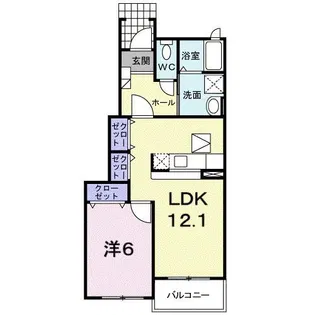ラフレシール【1階】の間取り