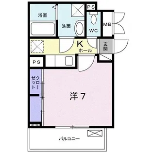 La Luna【2階】の間取り