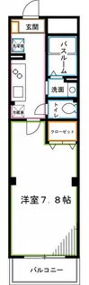 キューベックスワイズ【2階】の間取り
