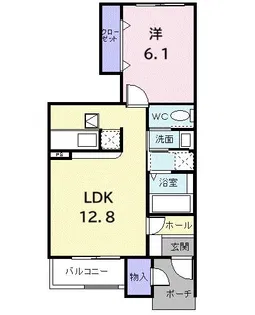 カーサ セレーナI【1階】の間取り