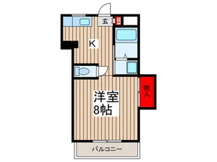 メゾンクレール【3階】の間取り