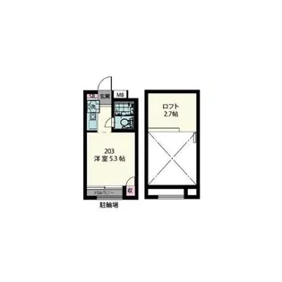 La・vita大倉山【2階】の間取り