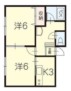 スカイハウスA【1階】の間取り