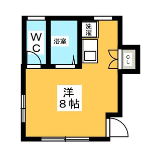 コーポ小野田 B棟【2階】の間取り