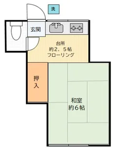 ささき荘【2階】の間取り