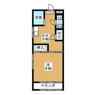 ヴィラ寿【1階】の間取り