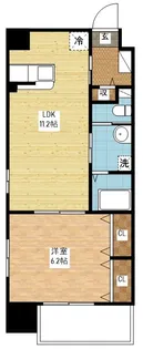 ファミーユ南蛮【12階】の間取り