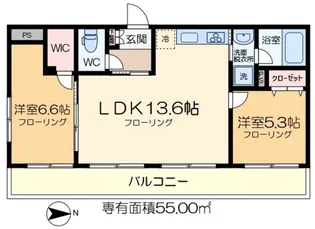 Nord Est【4階】の間取り