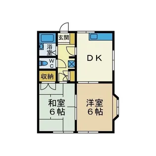 フラットI【2階】の間取り