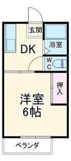 アーバンハイツII【2階】の間取り