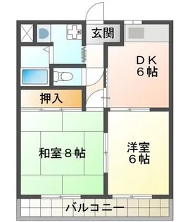 ナタシオン【1階】の間取り