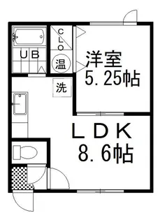 アビターレ【2階】の間取り