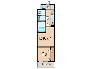 ヴェルステック宝塚【3階】の間取り
