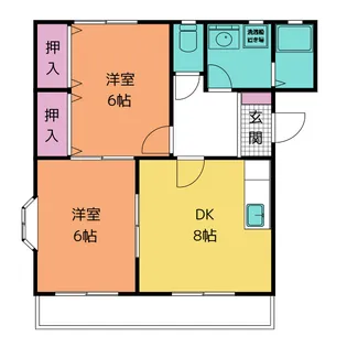 オリオンパーク【1階】の間取り