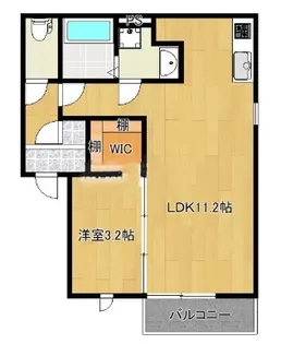 Pentas久留米【3階】の間取り