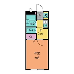 シーウエストII【1階】の間取り