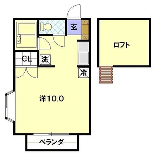 サニーハイツ【2階】の間取り
