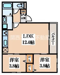 AvantioAnhelo(アバンティオアネーロ)【1階】の間取り