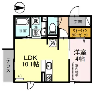 Enew金剛【2階】の間取り