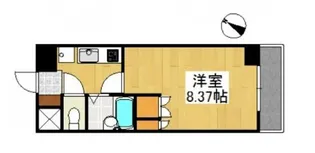 1Kの間取り画像