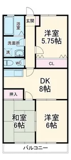 ロイヤルレジデンス【1階】の間取り