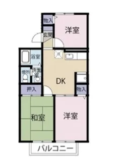 クロノス東戸塚【1階】の間取り