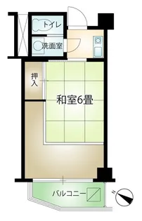 シャトーテル赤根崎【9階】の間取り