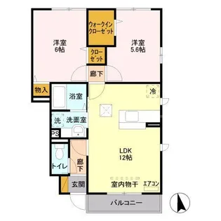 埼玉県さいたま市西区宮前町【アパート】の間取り