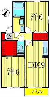 千葉県柏市手賀の杜1【アパート】の間取り