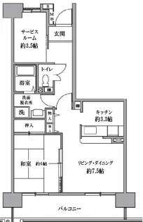 埼玉県新座市新堀3【アパート】の間取り