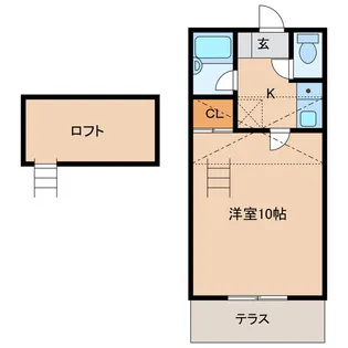 静岡県浜松市中央区寺脇町【アパート】の間取り