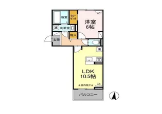 モンテ・リ-ヴル【1階】の間取り