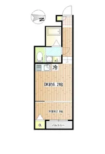 Libra Court 河原町【1階】の間取り