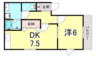 アネックス塩屋【2階】の間取り