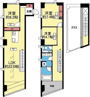 開洋館の間取り