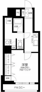 クローバー六本木【2階】の間取り