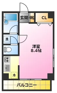 神奈川県川崎市中原区苅宿【マンション】の間取り