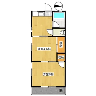 東京都杉並区永福4【アパート】の間取り