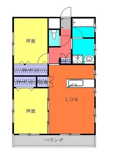 サンハイム【1階】の間取り