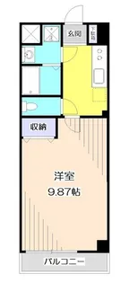 アエル新所沢【1階】の間取り