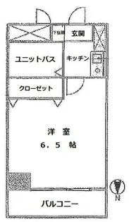 バンブーベル幸【3階】の間取り