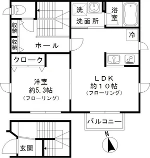 アイボリーコート高井戸西【2階】の間取り