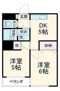 フェニックス鷺沼【2階】の間取り