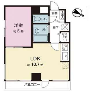 ヴィラロイヤル三番町【4階】の間取り
