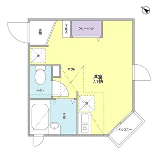 カーサ フェリーチェ【2階】の間取り